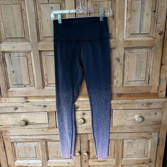 Lululemon 6 Wunder Under Hi-Rise Tight (Ombre Speckle) 28" Ombre Speckle Black Y - Picture 1 of 11